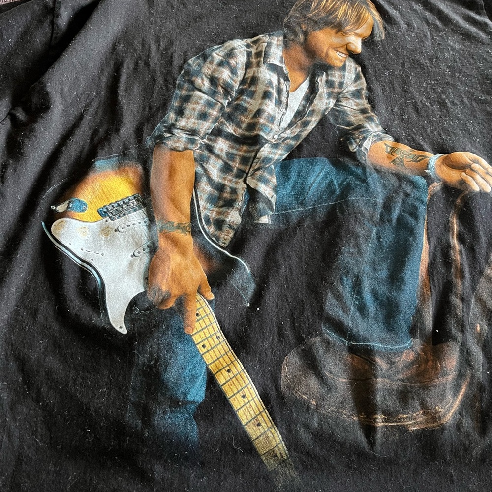 Men's Black Keith Urban Graphic Tee Defying Gravity